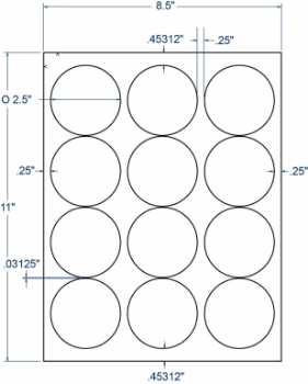 Compulabel Sheeted Circular Labels | Rhinolabel.com